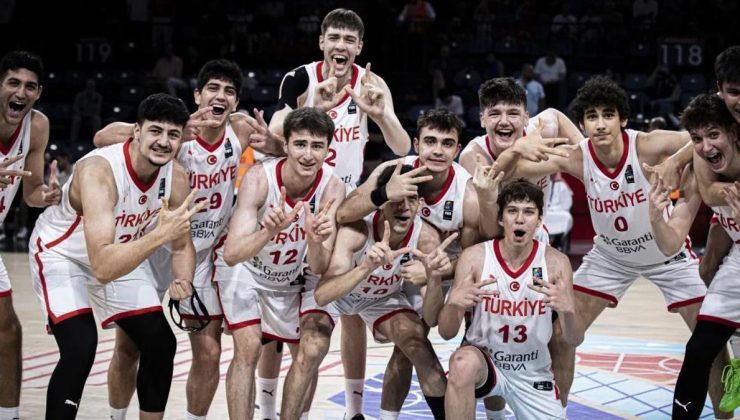 FIBA 17 Yaş Altı Dünya Kupası'nda Yeni Zelanda'yı yenen Milli Takımımız üçüncü oldu